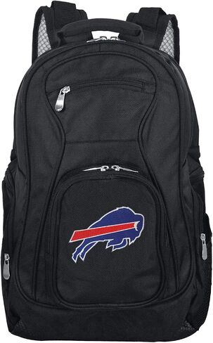 حقيبة ظهر Denco Buffalo Bills Premium للكمبيوتر المحمول مقاس 19 بوصة، باللون الأسود، ممتدة: 19 بوصة ارتفاع × 13 بوصة عرض × 11 بوصة عمق؛ حجرة الكمبيوتر المحمول: 19 بوصة ارتفاع × 13 بوصة عرض × 3 بوصة عمق in Saudi Arabia