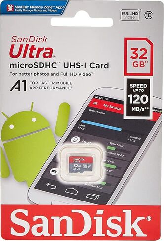 بطاقة SanDisk MicroSDXC Ultra سعة 512 جيجابايت وسعة 150 ميجابايت فقط - بطاقة SD ذات سعة ممتدة (MicroSDHC) in Saudi Arabia