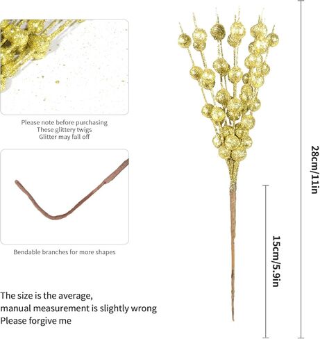 12 قطعة من فروع التوت متعددة الألوان (28 أبيض) in Kuwait