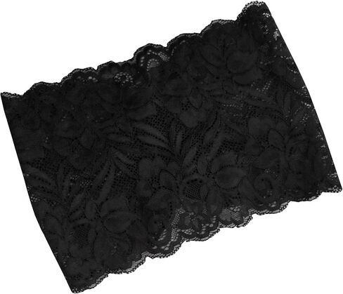 Stretch Headbands for Women Lace Headcovering for Women Lace Headwrap (Purple) in Saudi Arabia