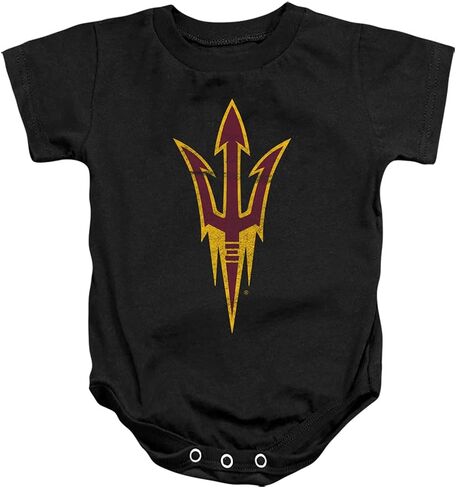 Arizona State University Official Distressed Primary Unisex Infant Snap Suit for Baby in Kuwait