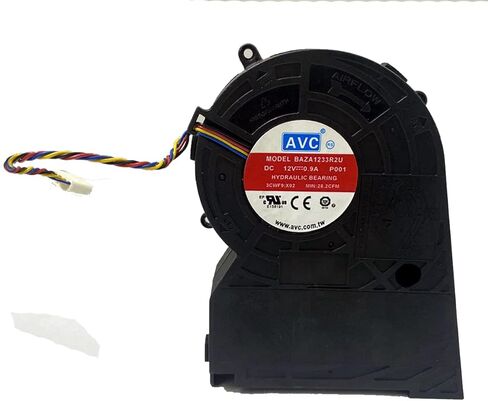 BAZA1233R2U P001 مروحة AVC 12 فولت - 12 فولت 0.9 أمبير 3CWF9: X02 مروحة تبريد الهيكل الكل في واحد 28.2CFM الحجم: 14x10.9x3.5 سم مخرج الهواء: 11x 3.5 سم السلك: 4 أسلاك LIONX in Kuwait
