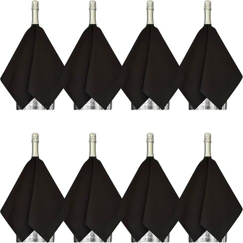 Original Collection, Bottle Cloth for Wine Chillers or Ice Buckets, Cotton, 54 cm, Center Hole, Stitched Circle (White, Pack of 1) in Saudi Arabia