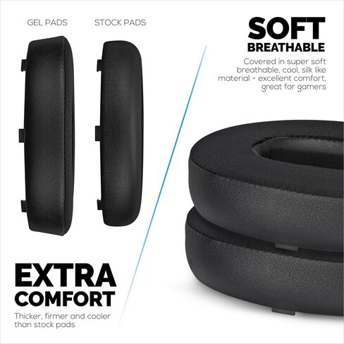وسائد أذن بديلة لسماعات الرأس اللاسلكية Bose NC700، وسائد من جلد البولي يوريثان الناعم مع رغوة الذاكرة، راحة إضافية، وسادات أذن سهلة وسريعة التركيب، من Brainwavz (أسود) in Saudi Arabia