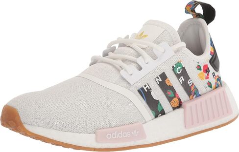 حذاء رياضي NMD_r1 للسيدات من adidas، Wonder Quartz/Earth Strata/Super Pop، 5.5 in Saudi Arabia