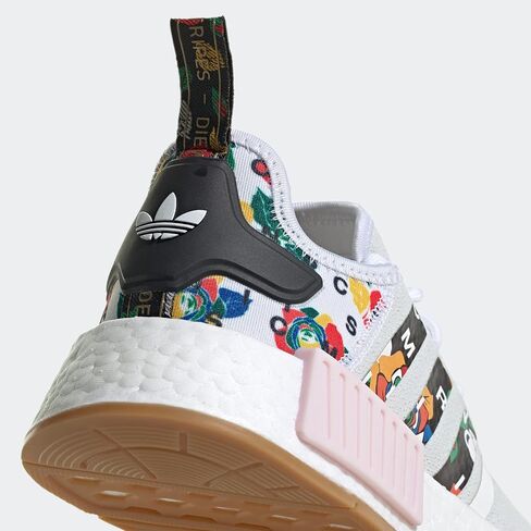 حذاء رياضي NMD_r1 للسيدات من adidas، Wonder Quartz/Earth Strata/Super Pop، 5.5 in Saudi Arabia
