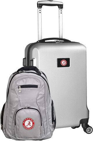 NCAA Deluxe 2-Piece Backpack & Carry-On Set, Silver in Saudi Arabia