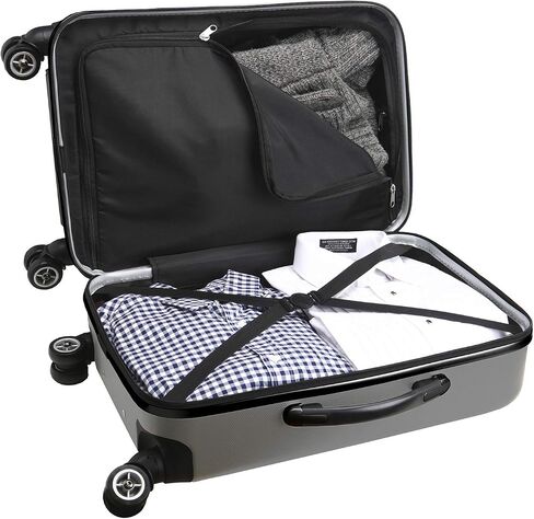 NCAA Deluxe 2-Piece Backpack & Carry-On Set, Silver in Saudi Arabia