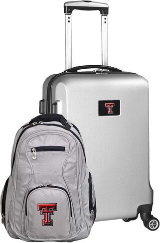 NCAA Deluxe 2-Piece Backpack & Carry-On Set, Silver in Saudi Arabia
