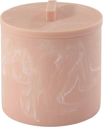Nicole Miller - Covered Jar, Resin Countertop Accessories, Dorm Room Essentials (Kendall Collection, Clay) in Saudi Arabia