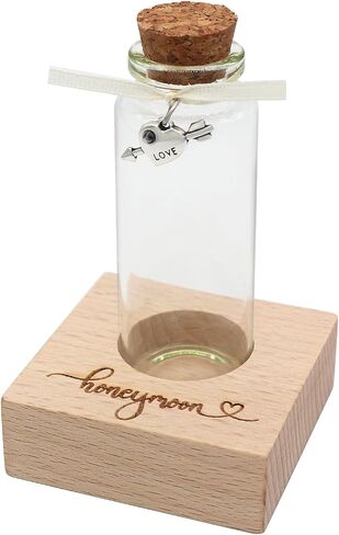 Personalized Honeymoon Sand Jar，Custom Anniversary Photo presents, Vacation Keepsake Jar，Wedding Presents，Honeymoon Present, Bride to be Gift，Valentine’s Day Gifts for Boyfriend Girlfriend (style 3) in Kuwait