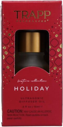 زيت ناشر الروائح بالموجات فوق الصوتية من تراب 0.5 أونصة - عطلة - زيت معطر موسمي لموزع الروائح العطرية بالموجات فوق الصوتية - روائح القرفة والزنجبيل وفانيليا بوربون in Kuwait