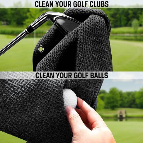 ERHACHAIJIA The Older I Get The Harder It is Embroidered Golf Towel with Clip. Funny Golf Accessories Golf Gifts for Men Women Golf Lover Grandpa Grandma, Birthday Retirement Gift for Golf Fan in Saudi Arabia
