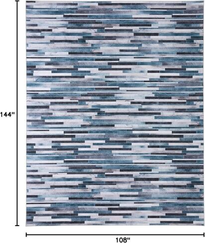 DECOMALL Coronado Small Rug, Machine Washable Modern Geometric Door Mat, Non Slip Carpet for Entryway,24"x36", Multi in Kuwait