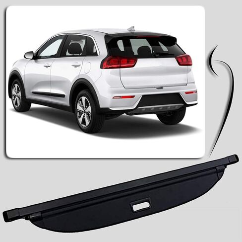 kaungka Cargo Security Rear Trunk Cover Retractable for 2023 Kia Sportage Cargo Cover Black in Saudi Arabia
