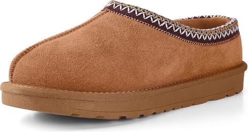 Women's Slipper Platform Mini Boots Indoor Slippers Slip on Fur Fleece Lined Suede Comfy Fur Fleece Lined Short Ankle Boots in Saudi Arabia