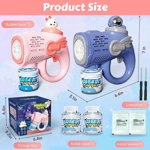 Automatic Bubble Machine, Bubble Blower for Kids Toddlers Batteries Bubble Toys 18000+ Bubbles Per Minute, Portable 90° Bubble Maker with Light Effect for Parties, Birthday, Wedding, Christmas, Black in Saudi Arabia