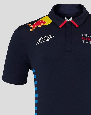 Red Bull Racing F1 Men's 2024 Max Verstappen Team Polo Shirt (US, Alpha, 4X-Large, Regular, Regular, Night Sky) in Kuwait