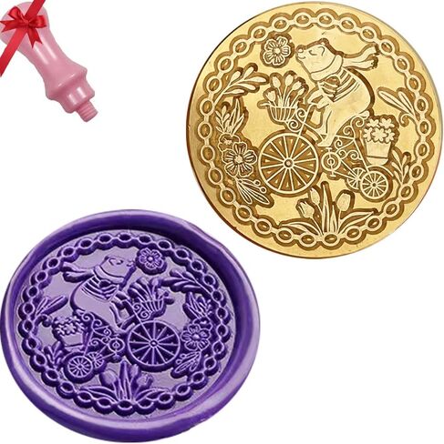 5 قطع من ختم الشمع، رأس بديل لختم الشمع العتيق، طوابع سجل القصاصات، رأس لدعوات حفلات الزفاف، هدية فكرة الديكور (أليس) in Kuwait