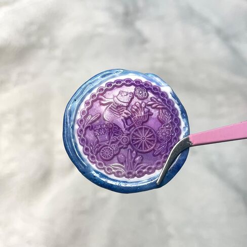 5 قطع من ختم الشمع، رأس بديل لختم الشمع العتيق، طوابع سجل القصاصات، رأس لدعوات حفلات الزفاف، هدية فكرة الديكور (أليس) in Kuwait