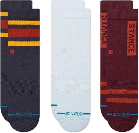Stance Icon Mixed Crew 3-Pack (Little Big Kid) in Saudi Arabia