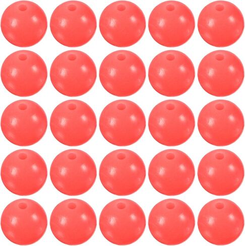 200 Pcs Glow Fishing Beads - Plastic Luminous Round Bait Egg Lure Rigs Apply to Outdoor Tackle Tool (6mm, White) in Saudi Arabia