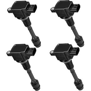 BDFHYK Ignition Coil Pack Set of 4 Compatible with Nissan 2017-2022 Qashqai 2017-2022 Rogue Sport 2017-2019 Rogue 2017-2019 Sentra 2011-2017 Juke 1.6L 2.0L L4 Replacement for UF659 GN10614 1788535