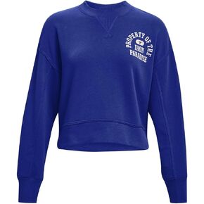 Under Armour Women's Project Rock Fleece LC Crew Sweater