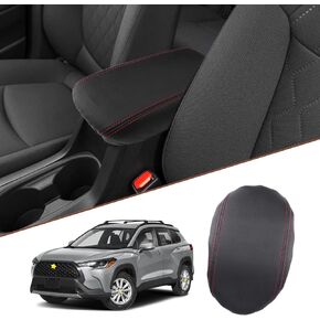 for 2022 2023 2024 Ford Maverick Center Console Cover 2024 Maverick Armrest Cover Seat Box Cover Maverick 2023 2024 Accessories Maverick P758 Console Cover for Maverick XL/XLT/Lariat(Black Line)