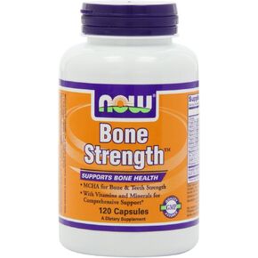 NOW Bone Strength, 120 Capsules (Pack of 2)