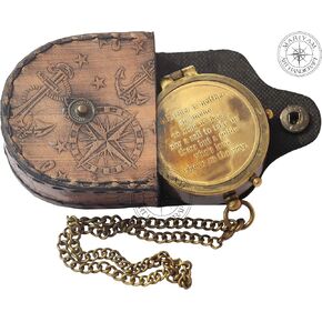 “ to My Son " Camping Compass-Engraved Compass-Graduation Day Gifts for Son-Son Birthday Gifts-Love Mom-Love Dad-Confirmation Gifts,Love, Baptism, Son-Gift for Teen Boys/Teenagers-Gift for Students.
