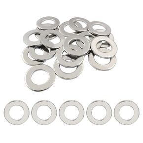 Murtenze 20PCS 3/4" Flat Washer 304 Stainless Steel SAE Flat Washer for Bolt Screw(3/4")