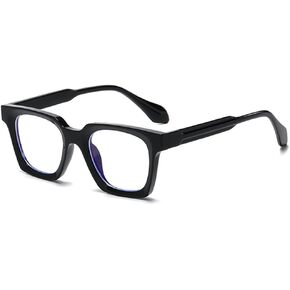 Fashion Square Glasses for Women Men Vintage Classic Square Clear Lens Glasses Anti Blue Light Computer Eyeglasses