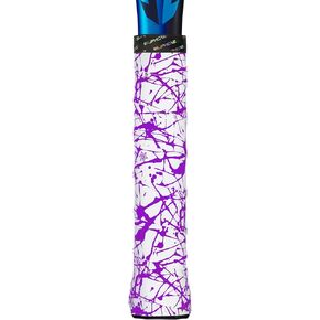 Supacaz Super Sticky Kush Tennis Overgrip - Splat Neon Purple - 3pk