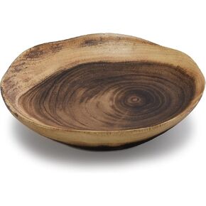 Aeravida Decorative Elephant-Shaped Animal Natural Rubber Tree Kitchen Wooden Snack Plate | Modern Wood Fruit or Salad Plate | Mango Tree Wood Wood Kitchen Decor| Handmade Platter for Dish