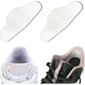 Heel Hole Preventer for Running Shoes, Sneakers, Shoes & Boots. ‘Wrap-Around’ Style self-Adhesive White Patches. Extremely Strong Patches Prevent and Repair Heel Holes.