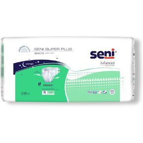 Seni Super Plus Adult Incontinence Brief XL Heavy Absorbency Breathable / Overnight, S-XL25-BP1, Severe, 25 Ct