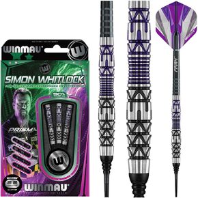 Winmau Simon Whitlock Dynamic Special Edition Tungsten Darts Set with Flights and Stems (Shafts)