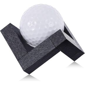 Golf Ball Display Rack 1.97 Inch Wooden Golf Ball Baseball Stand Holder Black Baseball Holder Golf Ball Display Stand for Single Golf Balls for 3D Printing Golf Ball Stand Holder (3)