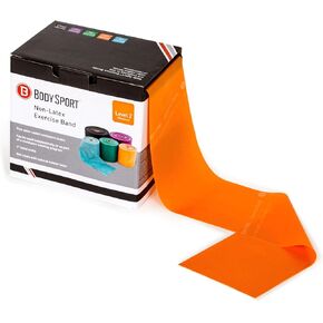 Body Sport Special Exercise Bands, Professional Resistance Bands for Home and Gym, 4 in. x 50 yd.