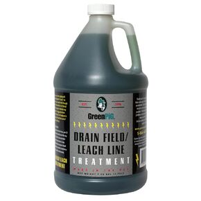 GREEN PIG Drain and Leach Field Gallon: Quickly Clears Clogs, Back-Ups, Removes Foul Odors, Septic Tank Treatment,