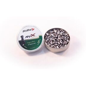 Premium Series RTX Gun Pellets | .22 Caliber | 5.5 mm | 18.13 gr Heavy | for Target Shooting Benchrest and Field Target | 250 Count, silver