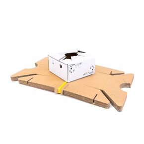 Delivery Boxes Cardboard l Flower Delivery Box l Vase Boxes Cardboard for Delivery l Florist Delivery Boxes (8"x 8"x 4") l (Bundle of 50)