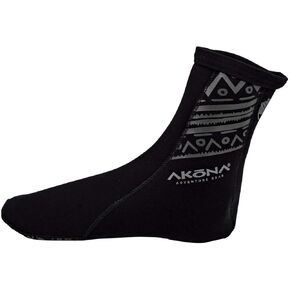 AKONA 2mm Neoprene Snorkeling/Dive Sock with Printed Traction pad