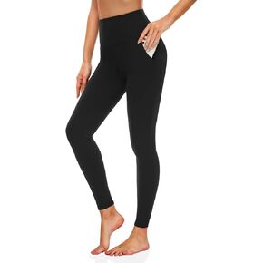 MOREFEEL Leggings with Pockets for Women, High Waisted Tummy Control Workout Hip Lift Yoga Pants Activewear