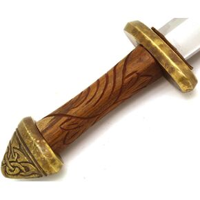Medieval Warrior 9th Century Viking Handmade Handforged Heavy Duty Real Sword Comes with Scabbard (BRBK-210)