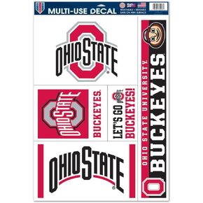 OHIO STATE BUCKEYES REMOVABLE REUSABLE ULTRA DECALS