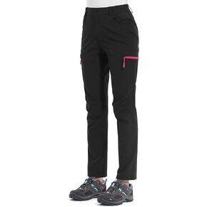 KUTOOK Women’s Cargo Hiking Pants Outdoor Quick Dry Water Resistant Lightweight Joggers Athletic Trousers Zipper Pockets