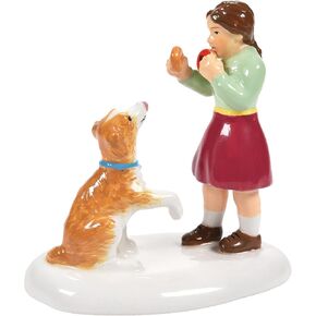 Department 56 Snow Village Accessories Good Boy Figurine, 2.64 Inch, Multicolor
