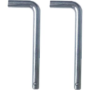 Weight Stack Pin, 2 Pcs Gym Pin Weight Loading Pin for Weight Plates, Weight Pin Replacement Part L Shaped Handle Weight Machine Pin for Fitness Device